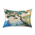 thumbnail image 7 of Yayeee Pillowcase King Size Set of 2 Satin Wrinkle Resistant Pillow Case, Large Pine Tree, 7 of 7