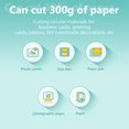 thumbnail image 4 of AKEGAMN Clearance! Circle Cutter Circle Paper Cutter Adjustable Any Size 2 To 20CM DIY Circle Cutters For Crafts Come With Bottom Guard Easy Operation And Smooth Cutting Precision Cutting: This circ, 4 of 9