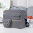 thumbnail image 1 of Dvkptbk Lunch Boxs Oxford Cloth Lunch Bag Outdoor Picnic Bag Portable Lunch Bag Bento Bag Large Heat Preservation Bag Ice Bag Lunch Bag, 1 of 2