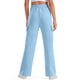 thumbnail image 5 of Pantalones largos para niñas y niños, de color liso, de pana, con cintura elástica, holgados, con cordón y bolsillos, informales, de poliéster., 5 of 7