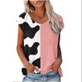 thumbnail image 2 of DailyTrove Women's Polka Dot Patchwork Sleeveless Tank - Casual Fitted Top, Edgy for Layering & Nights, 2 of 5