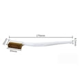 thumbnail image 2 of 2 Pcs Plastic Handle Cleaner Tool Copper Wire Brush Industrial Toothbrush, 2 of 9