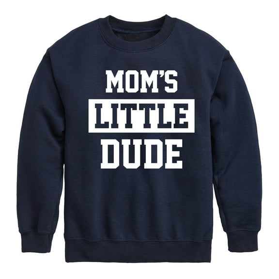 Instant Message - Little Dude - Toddler & Youth Crewneck Fleece Sweatshirt