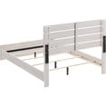thumbnail image 3 of JERFIT 5-Piece Queen Bedroom Set with Slatted Headboard, White Platform Bed, Dresser, Mirror, Nightstand & Chest, Coastal Style, 3 of 10