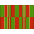 thumbnail image 1 of Ahgly Company Indoor Rectangle Patterned Neon Red Area Rugs, 2' x 3', 1 of 6