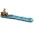 thumbnail image 2 of Skeleton Skull Fishing Incense Holder Figurine Decoration Collectible, 2 of 2
