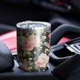 thumbnail image 4 of 30oz Pioneer Flower Tumblers Stainless Steel Tumbler with Lid and Straw,Vacuum Insulated Double Wall Travel Tumbler Cups Mug with Cleaning Brush for Coffee,Tea, 4 of 7