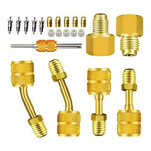 R410A Adapter for Mini Split System Air Conditioner HVAC 5/16Inch Female To 1/4Inchk1796