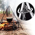 thumbnail image 5 of Portable Camping Gear and Equipment Detachable Outdoor Barbecue Tripod Hanging Rack Campfire Cooking Accessories Set, 5 of 7
