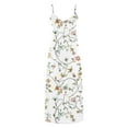 thumbnail image 4 of Ventes de Liquidation Aujourd'hui Joau Robe Maxi Ample Sans Manches Imprimée Vintage pour Femmes, Robe Longue Ample Décontractée d'Été à Col en V, Soirée, Fête, Vacances, Plage, Robe d'Été, 4 of 5