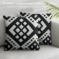 thumbnail image 3 of GOSMITH  Decorative Geometric Throw Pillow Covers - Modern Pattern Square Pillow Cushion Case for Sofa Couch Bed Home Outdoor Car, 3 of 5