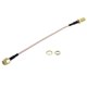 thumbnail image 3 of Cable coaxial RG316 con conector SMA macho a SMA hembra, 4 conectores, 15 cm, 3 of 5