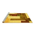 thumbnail image 2 of Ahgly Company Machine Washable Indoor Rectangle Oriental Yellow Modern Area Rugs, 5' x 8', 2 of 4