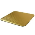 thumbnail image 2 of O'Creme Gold-Top Scalloped Square Cake Board 3/32 Inch Thick 10, 14" x 14", 2 of 3