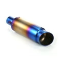 thumbnail image 2 of Mistaha Blue Stainless Steel 38-51mm Exhaust Muffler for Motorcycle & ATV - Universal Fitment (Logo-Free Shipping), 2 of 7