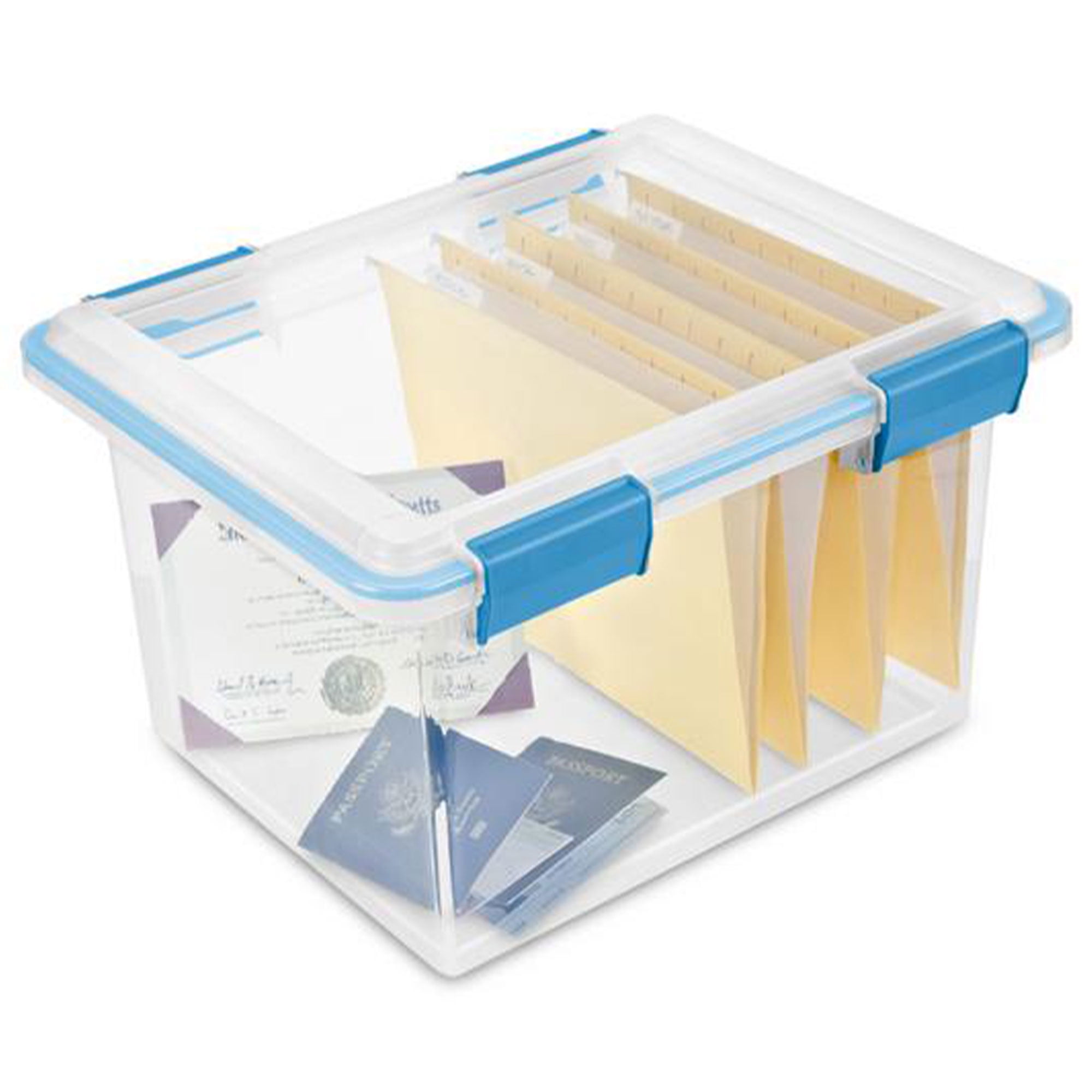 Sterilite Large 32 Qt Home Storage Container Tote with Latching Lids, (8  Pack), 8pk - Foods Co.