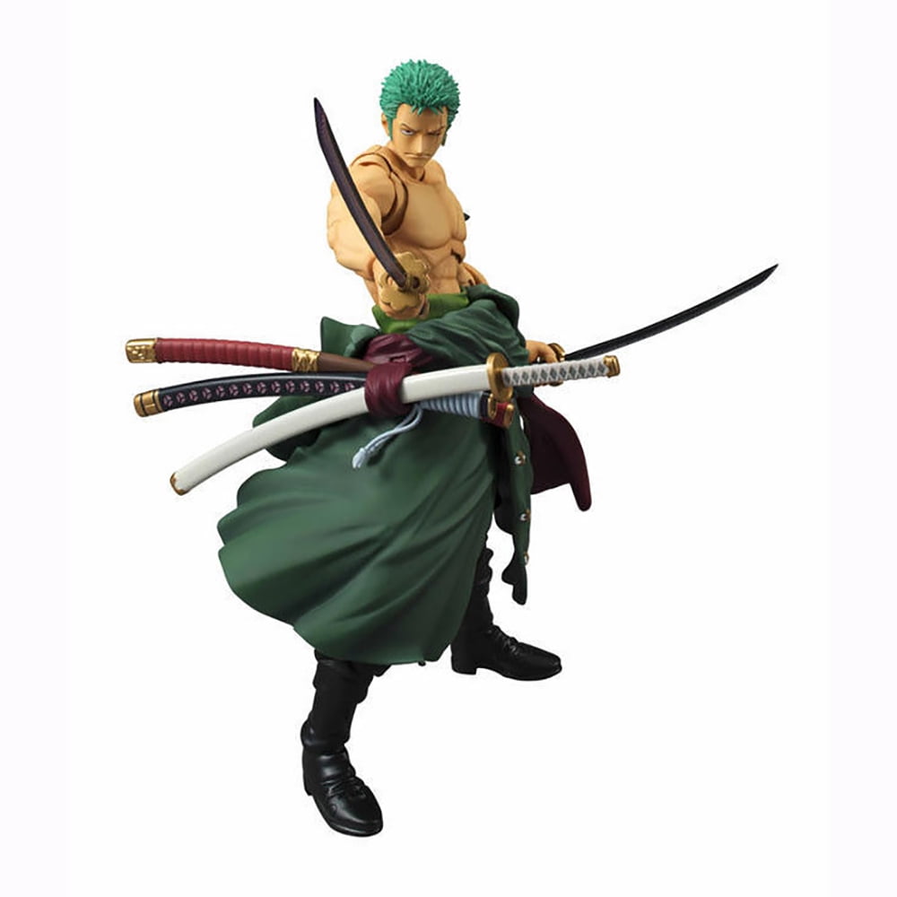 YQLADB Anime Action Heroes PVC Figure Roronoa Zoro -The Rai on Onigashima-, Variable Realistic Collectible Character Model Ornaments Statue, Multicolor