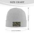 thumbnail image 3 of ZICANCN Forest Elephants Animals Knit Beanie Hat, Winter Cap Soft Warm Classic Hats for Men Women, Gray, 3 of 8