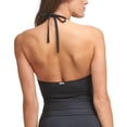 thumbnail image 3 of Calvin Klein Halter Tankini Top, Black, Small, 3 of 3