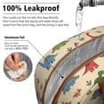 thumbnail image 5 of Womens LightBeige Cartoon Dinosaurs Plants Pattern Lunch Box for Work,Insulated Lunch Bag for Women,Loncheras Para Mujer,Leakproof Adult Lunch Bag for Work,Beach,Travel,Picnic,Camping, 5 of 7