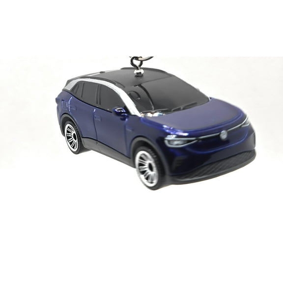 Volkswagen EV4 Blue Christmas Ornament