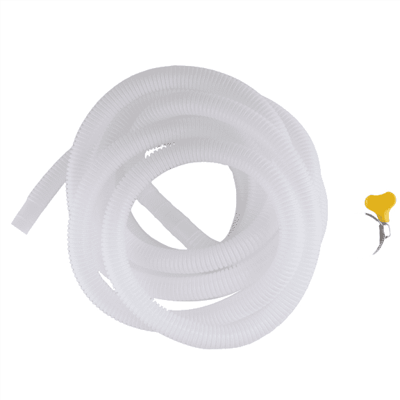 Dehumidifier Drain Hose, 13Ft Flexible Hose with Cuttable Rubber Adapter and Connect Clamp, Replacement