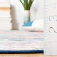 thumbnail image 5 of SAFAVIEH Tucson Salem Oriental Machine Washable Area Rug, Blue/Rust, 8' x 8' Round, 5 of 12