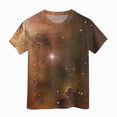 thumbnail image 4 of TOWED22 Girls Short Sleeve T Shirts Kids Summer Tops Crewneck Tees 5-14 Years(Gold,4-5 Y), 4 of 4