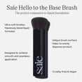 thumbnail image 2 of Brocha de maquillaje Saie The Base Brush, sintética ultrasuave, 2 of 5