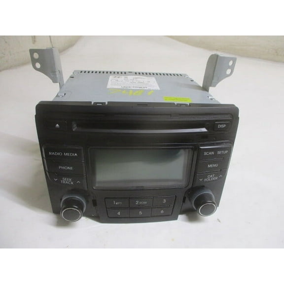 Pre-Owned Hyundai Sonata Single Disc CD MP3 Satellite Player Radio Stereo OEM LKQ - Verify Specific Vehicle Fitment In Description - (Good)