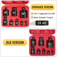 thumbnail image 2 of Juego de adaptadores y reductores de enchufe BOEN de 8 piezas con funda, 2 of 8