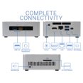 thumbnail image 3 of Intel NUC6i3SYH Mini PC, Intel Core i3-6100U 2.3GHz, 8GB RAM, 256GB NVMe SSD, HDMI, Mini DisplayPort, Card Reader, Wi-Fi, Bluetooth, Windows 10 Pro, 3 of 6