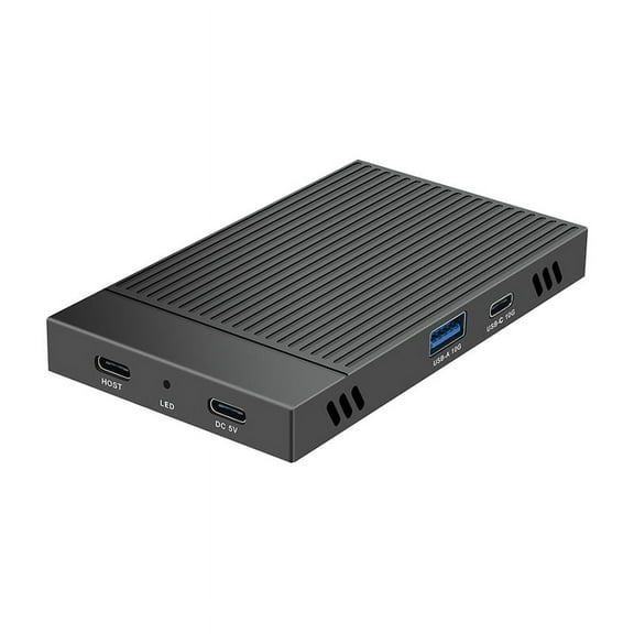 M.2 NVMe SSD Docking Station 10Gbps, Dual-Bay Aluminum Hard Drive Case for PC and Laptop