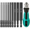Metric Hex Bits + Handle(10+1 pcs)
