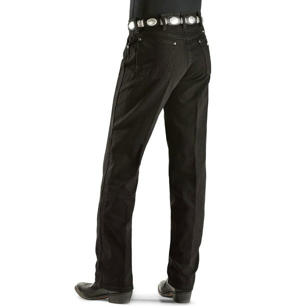 wrangler mens silver edition slim fit jean,black,38x32 