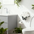 thumbnail image 4 of BiFandian Butterfly Shaped Tissue Holder, Wall Mounted Toilet Paper Organizer, Unique Animal Design Tissue Stand for Home Decor, Bathroom, Accent, 4 of 8