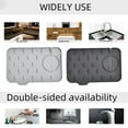 thumbnail image 2 of Advancent Fregadero de cocina duradero y versátil, pantalla contra salpicaduras, mango de grifo de silicona, estera a prueba de goteo Juegos de accesorios de baño negro, 2 of 6