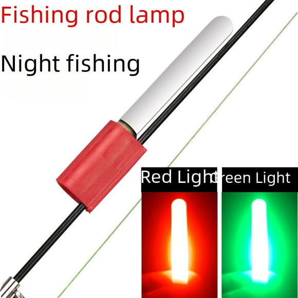 Weihe Portable Electronic Glow Stick for Fishing Rods – 7.7cm 6.5g Detachable LED Light for Night Fishing, Red Luminous Accessory for Sea Pole, Rock Fishing & Lure Casting, Durable Lightweight Design