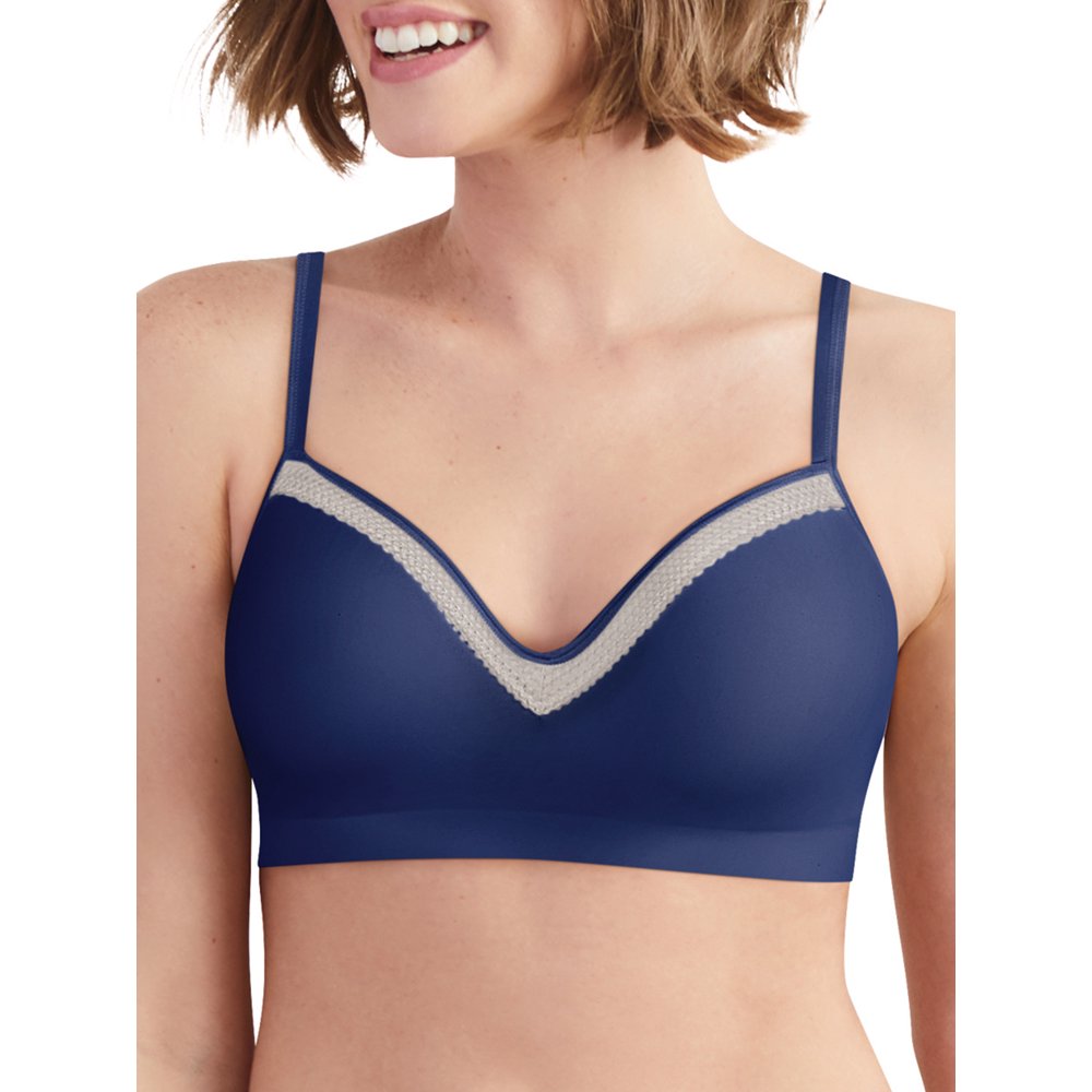 Hanes Women's SmoothTec ComfortFlex Fit Lace Wirefree Bra, Style G199