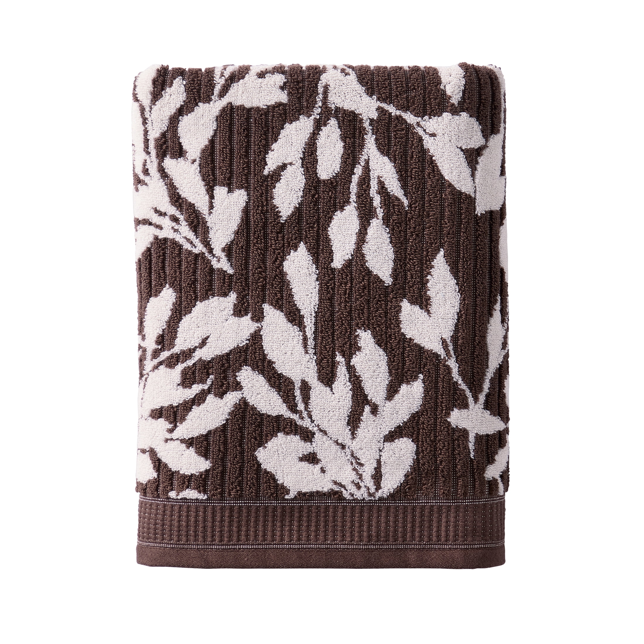 Better Homes & Gardens Signature Soft Floral 6 Piece Towel Set,Brown Basket/Vanilla Dream