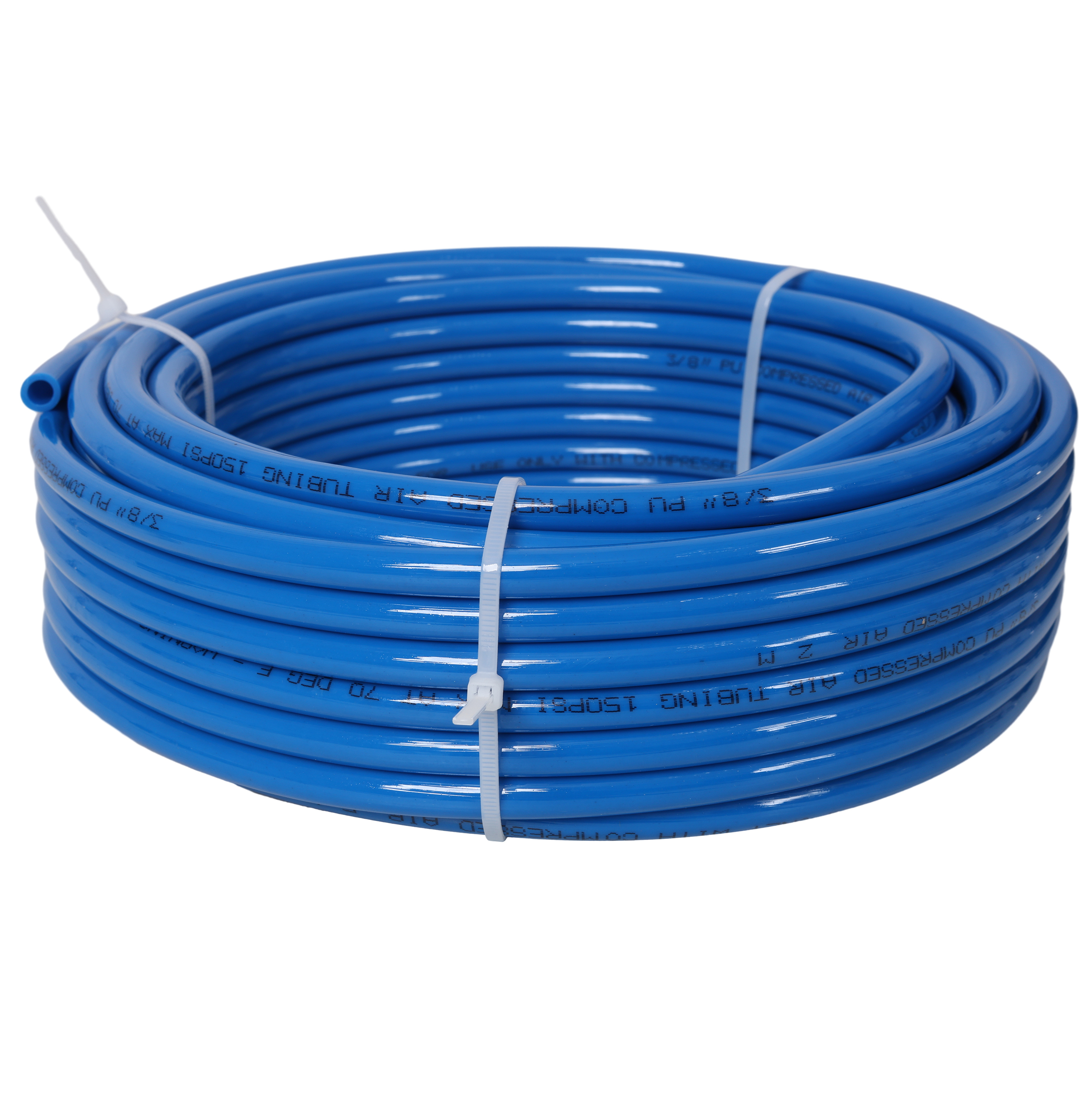 Air Compressor Accessories Kit 3/8 Inch Tubing - 60ft PU Air Hose, Fittings & Cutter