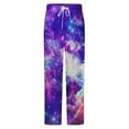 thumbnail image 5 of Space With Bright Star Nebula Winter Female Pants Flannel High Waist Women Pants Lady Warm Straight Leg Plush Trousers, 5 of 7