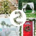 thumbnail image 5 of Flowers 2 Tiered Garland with Roses and Gypsophila—Lifelike Greenery for Wedding Spring Home Party Craft Table Runner, 5 of 5