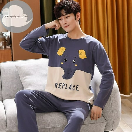

QWZNDZGR Spring Autumn Women s Sleep Lounge Pajama Long Sleeved Girl Pajama Set Cartoon Pyjamas Cotton Sleepwear M L XL XXL XXXXL Fashion
