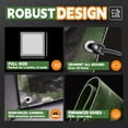 thumbnail image 4 of Tarps 8x10 Feet,Tarp Waterproof,9Mil Thick,Finished Size,Multipurpose Poly Tarp Cover with Metal Grommets and Reinforced Edges,Green/Black Tarpaulin, 4 of 4