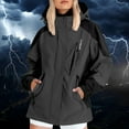 thumbnail image 2 of dGslk Women's Waterproof Ski Jacket, Windproof Winter Coat with Hood, Warm Fleece Lined Outdoor Snowboard Jacket for Hiking, Camping, and Snow Sports Black M, 2 of 2