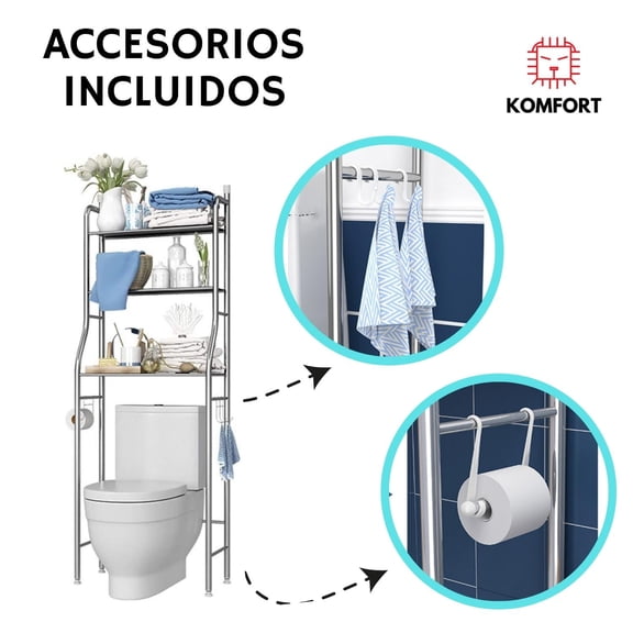 Repisa Organizador Komfort Para Baño