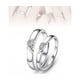 thumbnail image 1 of 2 Anillos Promesa Plata Fina 925 Corazón Parejas Compromiso Plata, 1 of 3