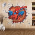 thumbnail image 1 of Calcomanías de pared de Spider-Man, calcomanía de pared de Spider-Man extraíble para habitación de niños, calcomanía de pared decorativa para dormitorio, guardería, sala de juegos, 1 of 5
