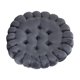 thumbnail image 2 of Cojín con forma de galleta perfecl decoración del hogar cómodo y moderno para el suelo Gris oscuro, 2 of 8